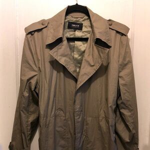 Comme Ca Ism Tan Rain Coat Jacket Women's Medium
